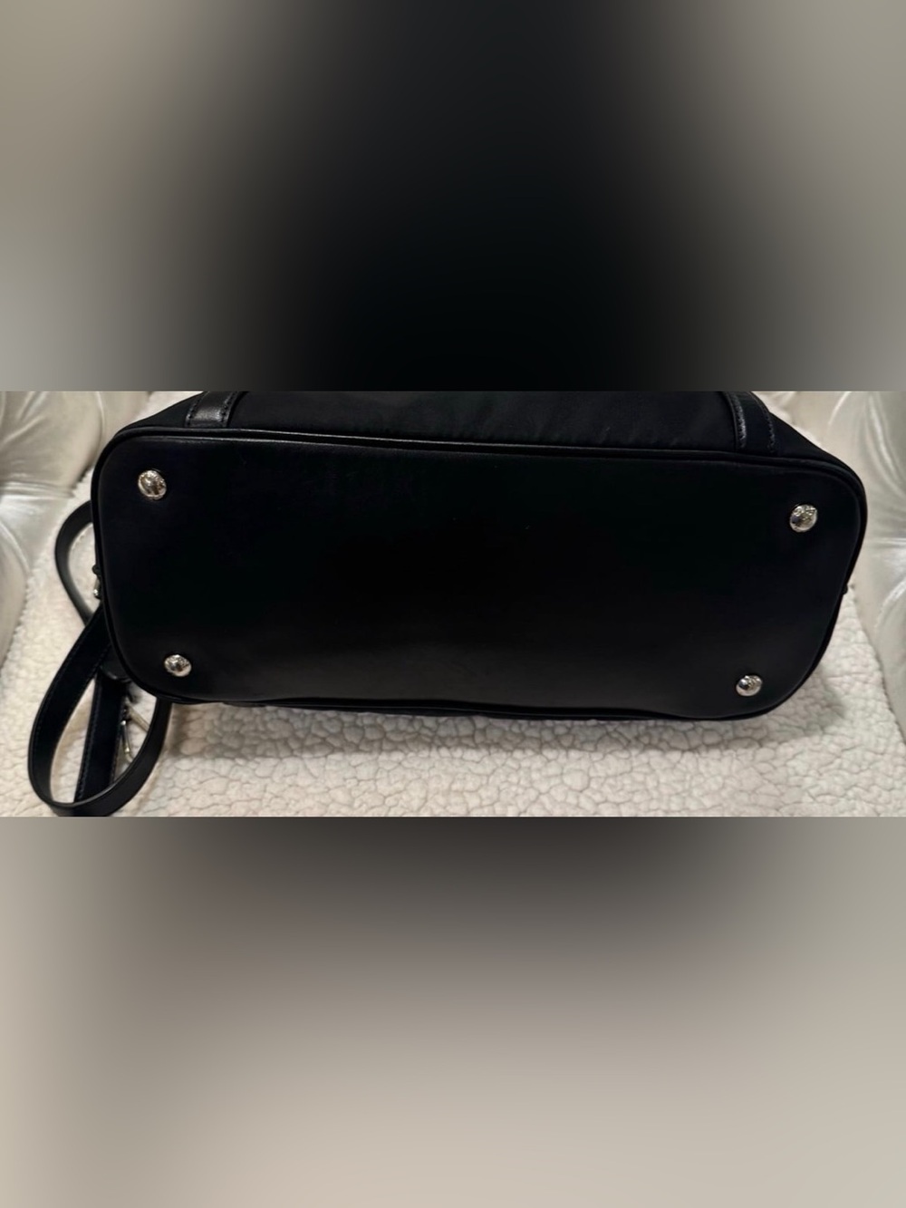 Pre-Loved Authentic Vintage Prada Tessuto - Picture 4 of 12